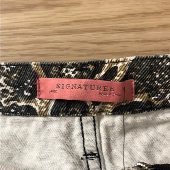 Jean snake print skirt - Picture 3 of 3